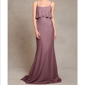 Jenny Yoo Blake Dress in Fig